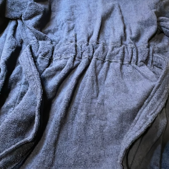 A2Z kids towel navy bathrobe size 13 - Picture 4 of 6